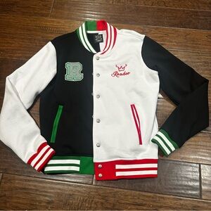 Ramboo the Beloved Men’s Varsity 2021‎ Split - Black, White, Red, Green